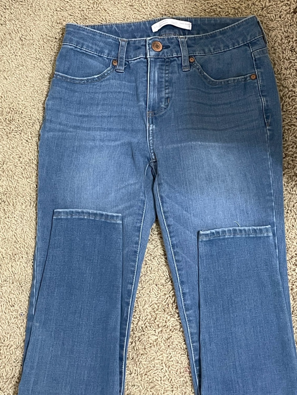 LC Lauren Conrad Medium Blue Skinny Jeans